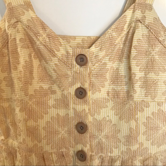 Maeve Dragonfly Pattern Summer Dress with Buttons - Picture 6 of 6